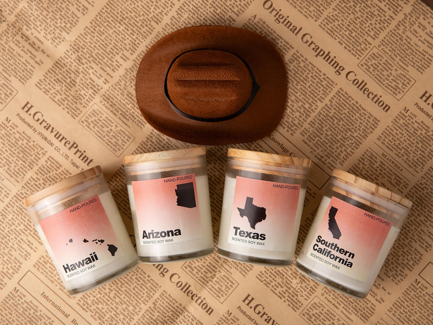 Arizona Gifts, Arizona Souvenirs & Gifts, Home Sick Jasmine Scented Candle, Natural Soy Wax & Natural Essential Oils