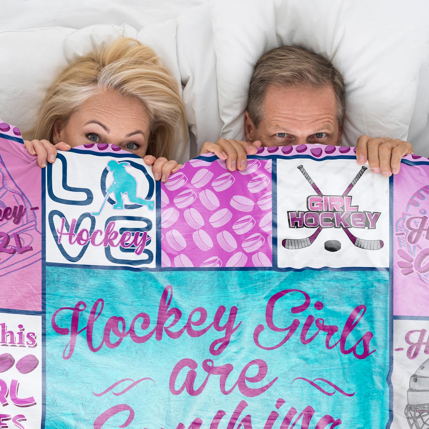 Hockey Gifts, Hockey Blanket, Hockey Gifts Ideas, Ice Hockey Gifts, Field Hockey Gifts, Hockey Gift, Gifts for Hockey Lovers 60"x 50"