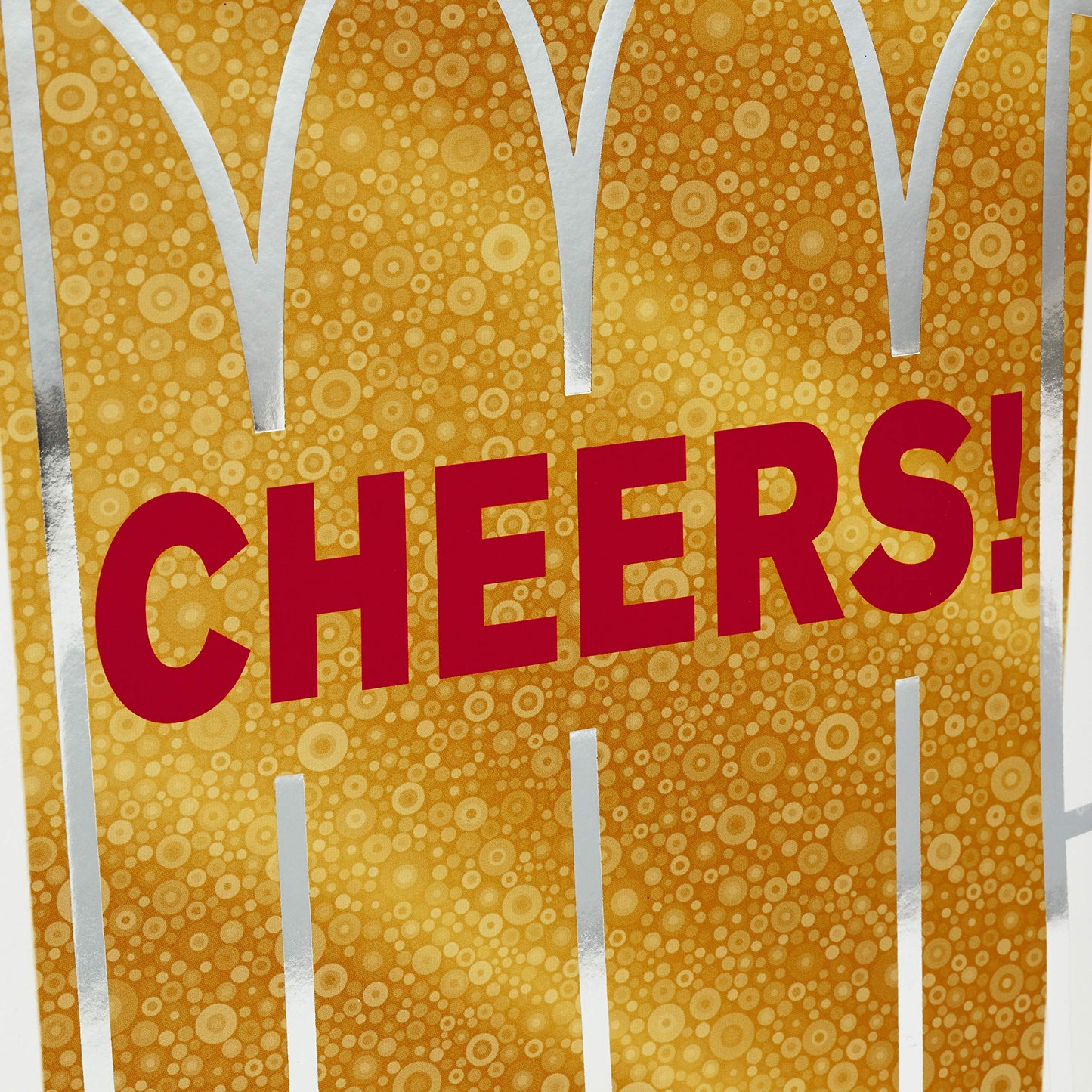 Hallmark 9" Medium Gift Bag with Tissue Paper (Cheers! Beer Mug) for Christmas, Father's Day, Birthdays, Graduations, Promotions, New Jobs or Any Occasion