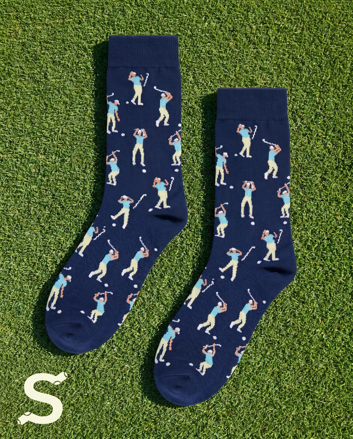 Funny Golf Socks For Men, Hilarious Golf Gift For Men, One Size 8-13