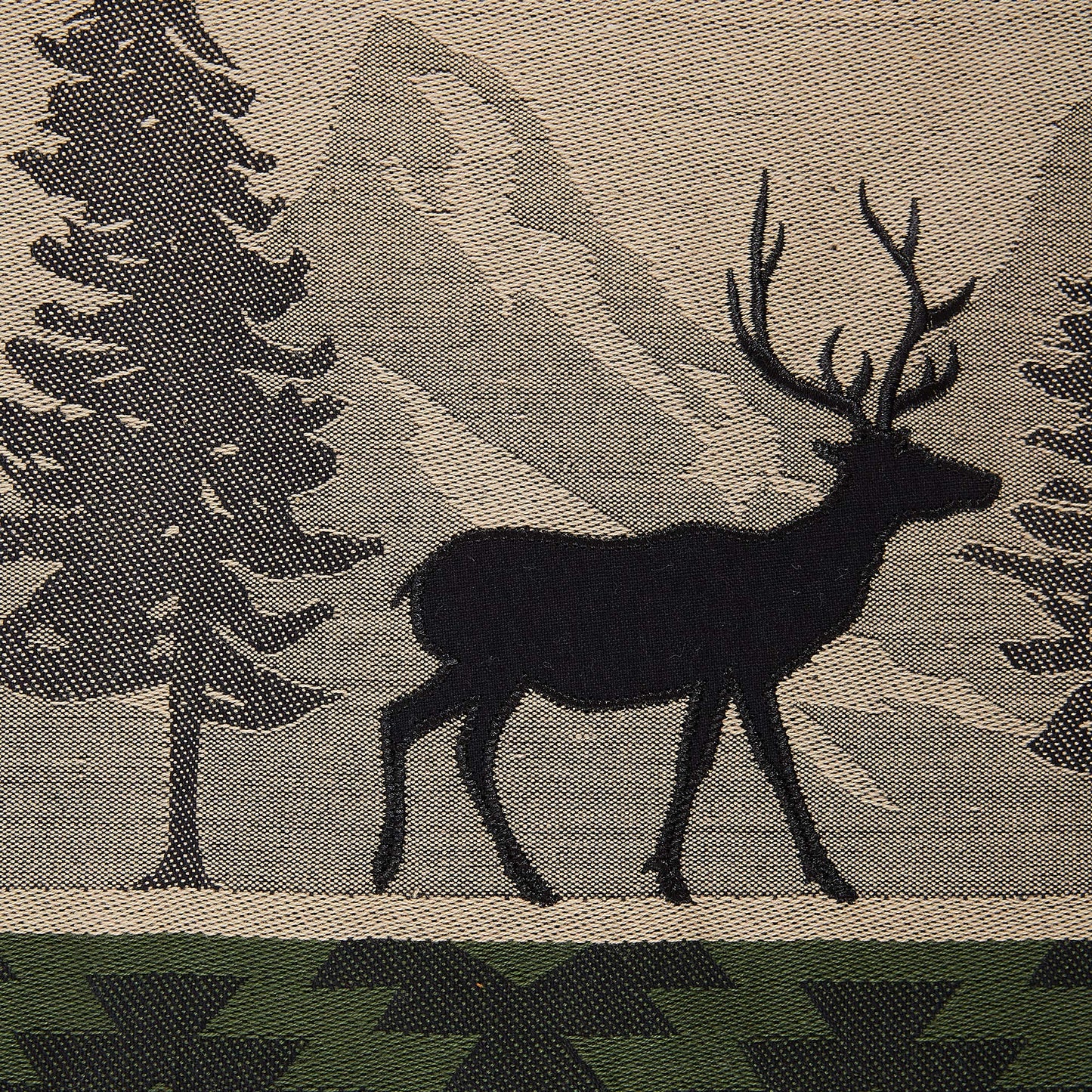 DII Woodlands Collection Dishtowel Set, 18x28, in The Woods, 3 Piece