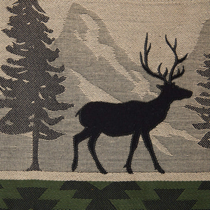 DII Woodlands Collection Dishtowel Set, 18x28, in The Woods, 3 Piece