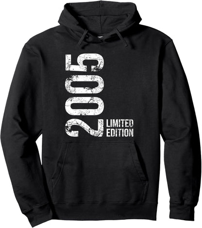Limited 21st Birthday Man Edition Woman 21 Years 2005 Gifts Pullover Hoodie