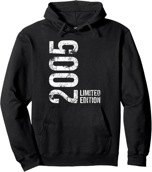 Limited 21st Birthday Man Edition Woman 21 Years 2005 Gifts Pullover Hoodie