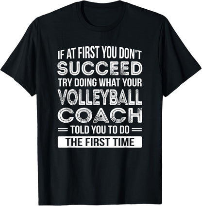 Volleyball Coach Gift Funny Thank You Gift T-Shirt