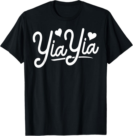 Yiayia Shirts for Women Yiayia Birthday Gifts Cute Yiayia T-Shirt