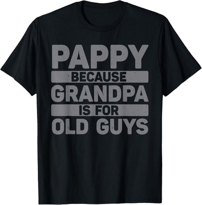 Pappy Design For Grandpa From Grandkids Father's Day Pappy T-Shirt