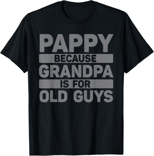 Pappy Design For Grandpa From Grandkids Father's Day Pappy T-Shirt