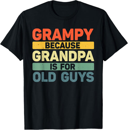 Grampy Design for Grandpa from Grandkids Father's Day Grampy T-Shirt