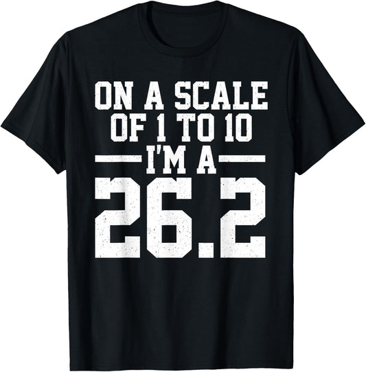 Cool Marathon Runner Design For Men Women Marathon Running T-Shirt