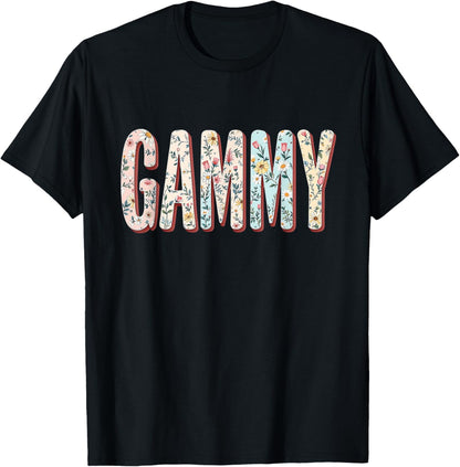 Wildflowers Gammy Floral Mother's Day Gammy T-Shirt