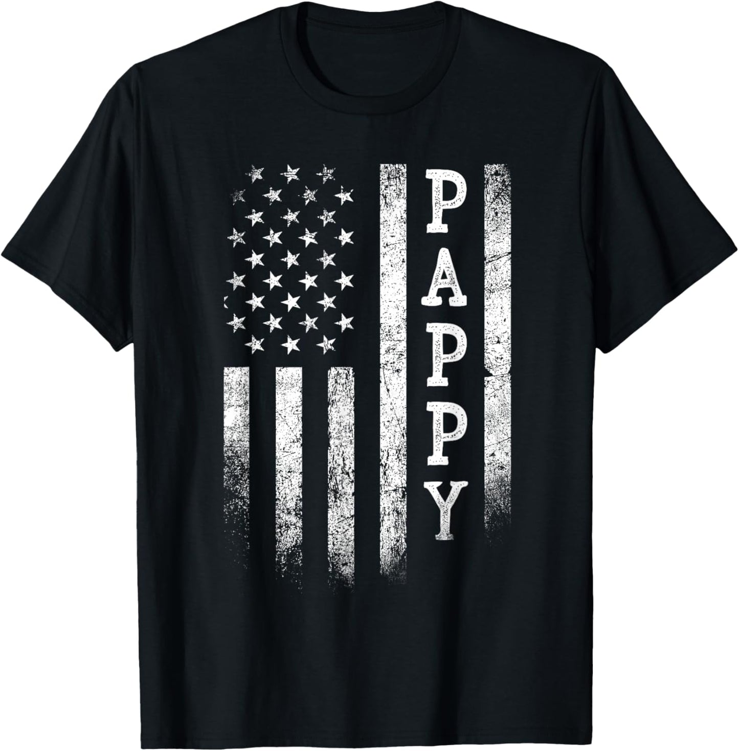 Pappy American Flag Pappy Gifts Patriotic Father's Day T-Shirt
